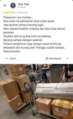 Gambar Pemberian Bintang dari Customer